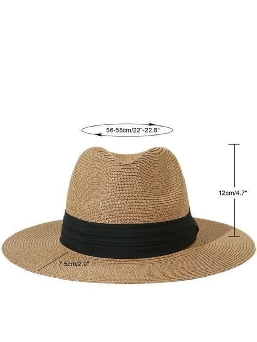 NWOT Chalier Wide Brim Panama Hat